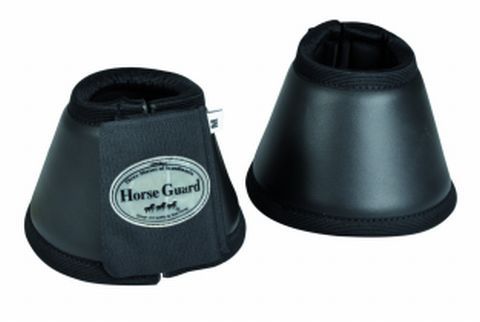 Horseguard Hufglocken Kunstleder schwarz