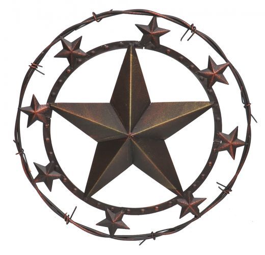 Iron wall star barbwire