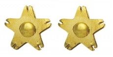 Sporenrädchen 5-fach gold mit Doppelenden