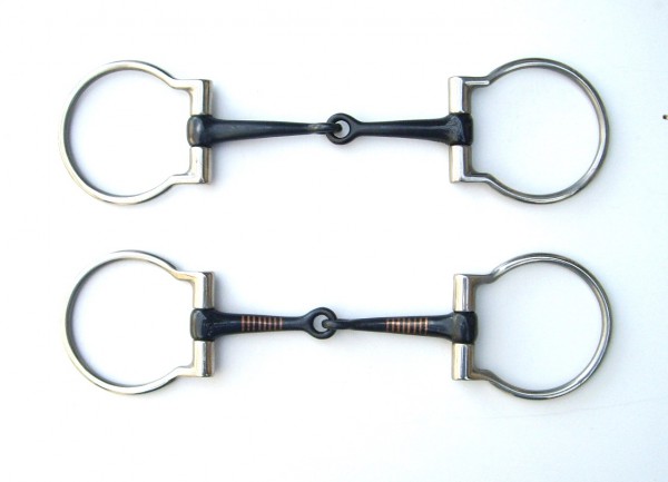 D-Ring Snaffle Black Mouth